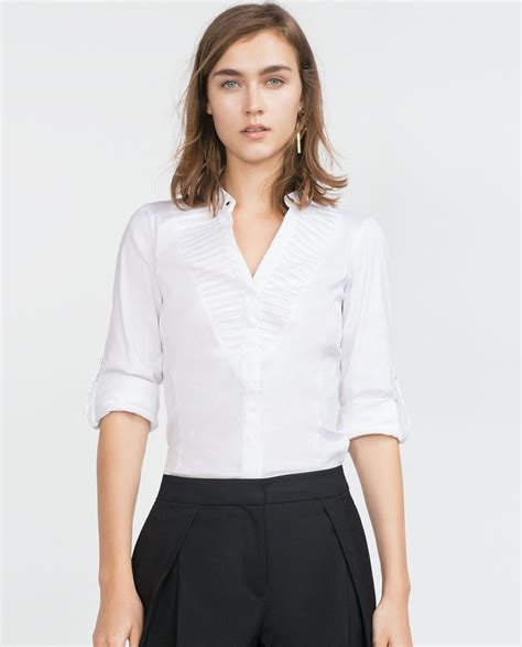 chemise blanche femme zara.